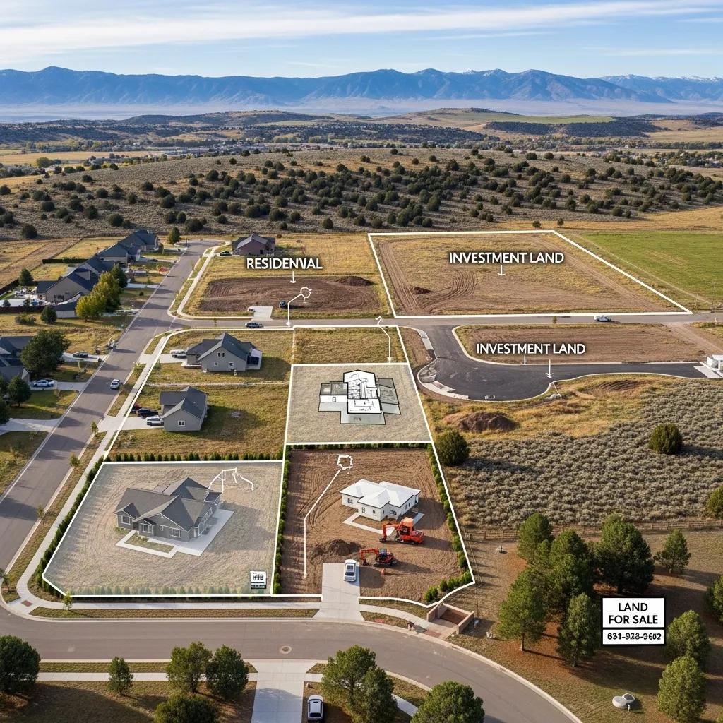 Various land parcels in Nephi — residential and development-ready lots