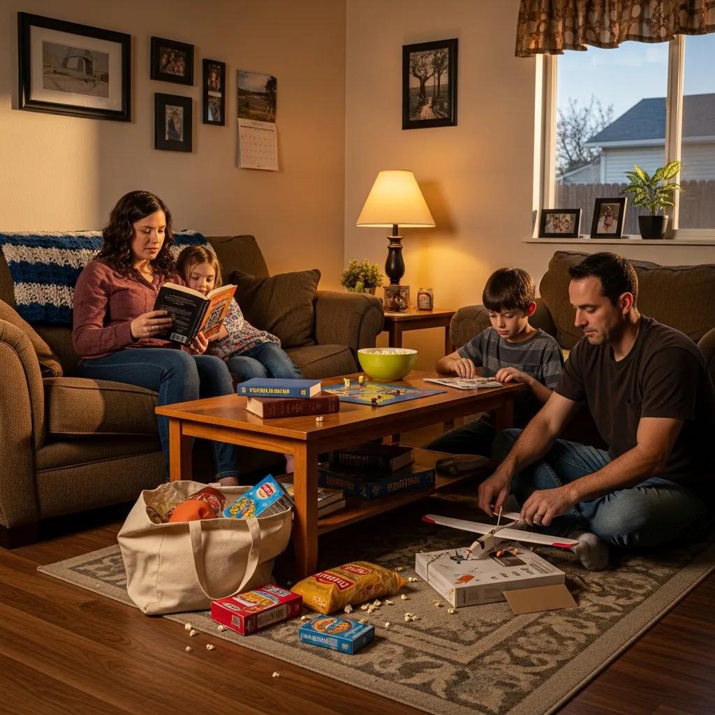 Family enjoying life in a cozy Nephi home, showing affordable everyday living