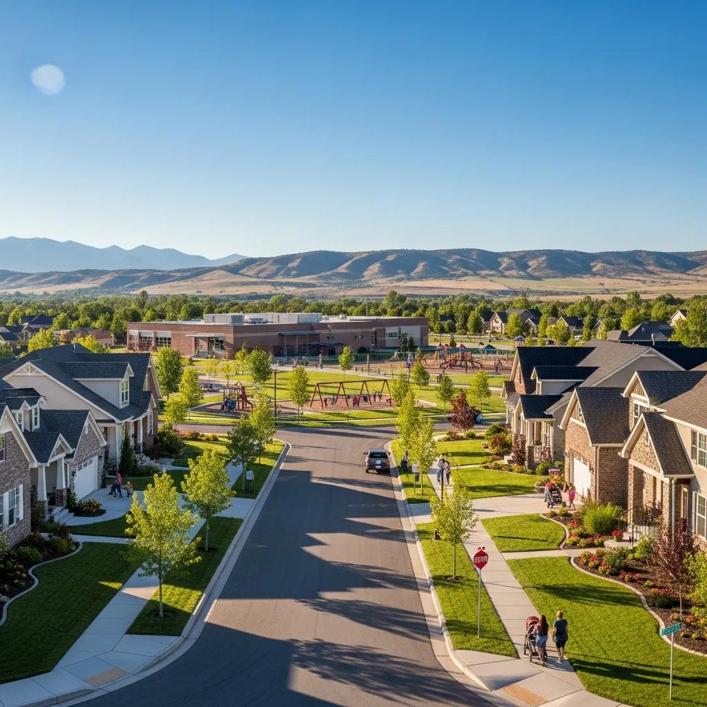 Family-friendly neighborhood in Nephi, showcasing community amenities and a welcoming atmosphere