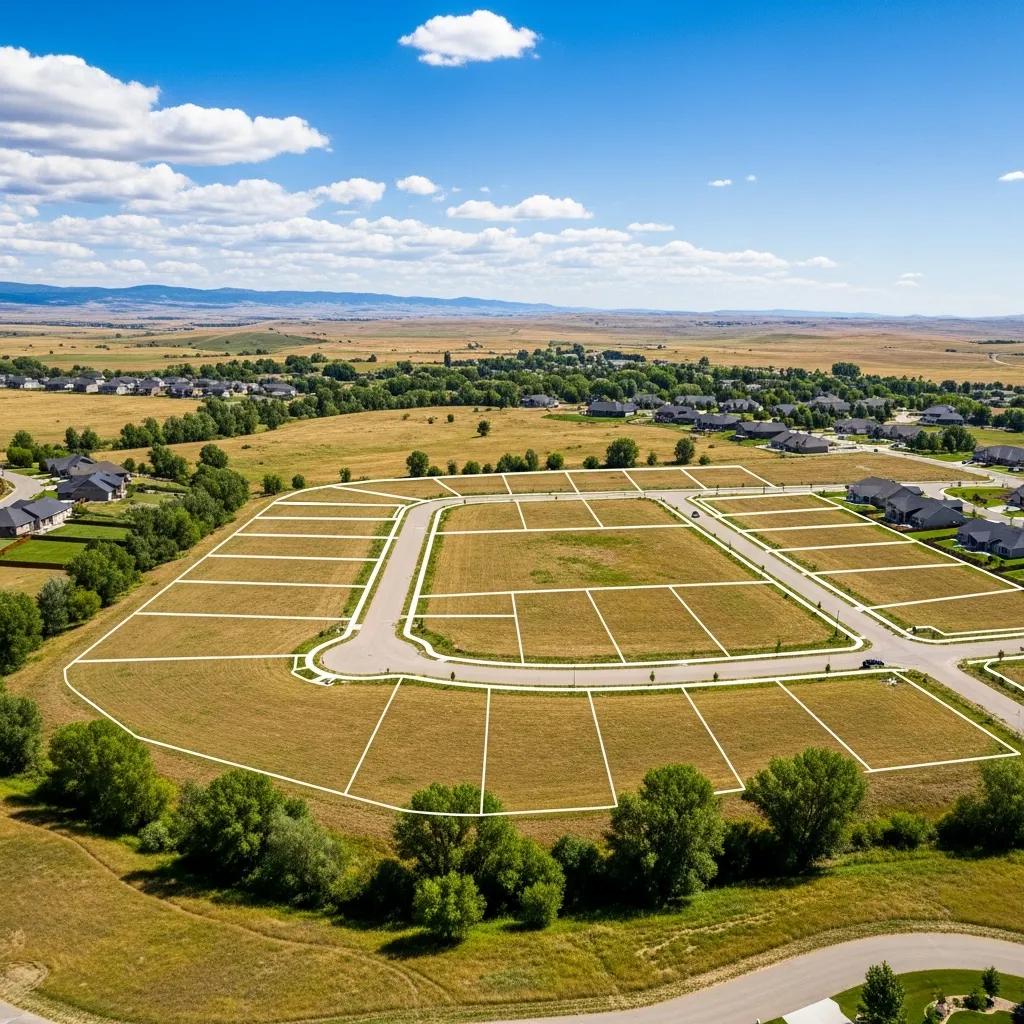 Loveless Estates aerial — available lots in Nephi, Utah for buyers and developers